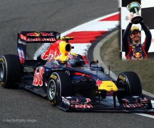 Puzle Mark Webber - Red Bull - Xangai, na China Grand Prix (2011) (3 º lugar)