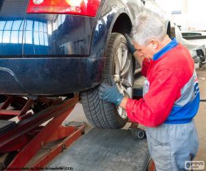 Puzle Mecânico de automóveis