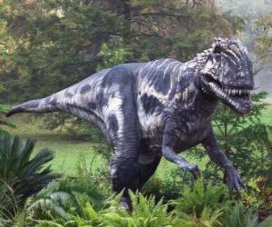 Puzle Megalossauro era um predador bípede cerca de 9 metros de comprimento e cerca de uma tonelada de peso