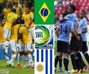 Puzle Meias-finais do Brasil - Uruguai, Copa das Confederações de 2013