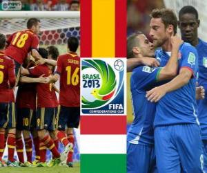 Puzle Meias-finais, Espanha - Itália, Copa das Confederações de 2013