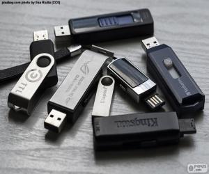 Puzle Memória USB Flash Drive