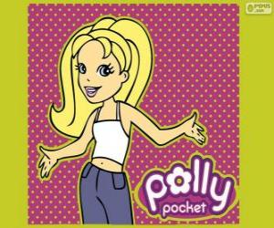 Puzle Menina Polly Pocket em roupas de verão