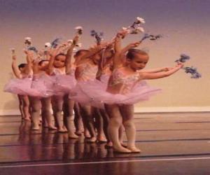 Puzle Meninas fazendo balé ou ballet