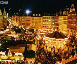 Puzle Mercado de Natal de Frankfurt