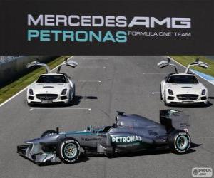 Puzle Mercedes AMG F1 W04 - 2013 -