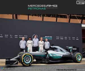 Puzle Mercedes F1 Team 2016