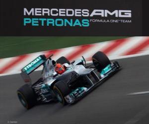 Puzle Mercedes W03 - 2012 -