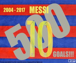 Puzle Messi 500 gols