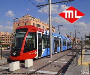 Puzle Metro Ligero de Madrid