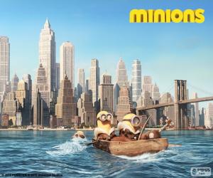 Puzle Minions vim para Nova York