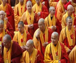Puzle Monges budistas