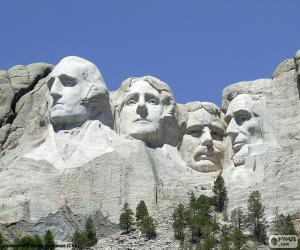 Puzle Monte Rushmore, Estados Unidos