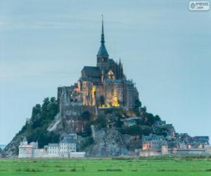 Puzle Monte Saint-Michel, França