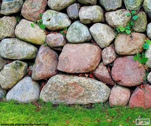 Puzle Muro de pedra de jardim