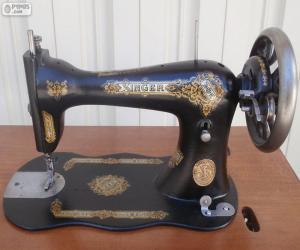 Puzle Máquina de costura antiga