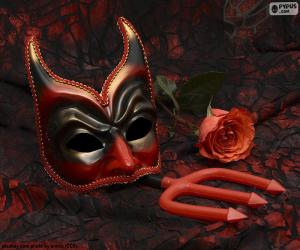 Puzle Máscara misteriosa de Carnaval