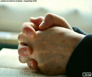 Puzle Mãos a rezar