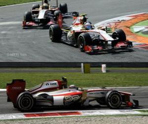 Puzle Narain Karthikeyan HRT 2012