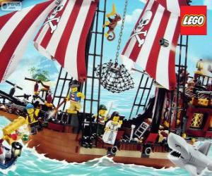 Puzle Navio pirata de Lego