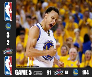 Puzle NBA Finals 2015, jogo 5