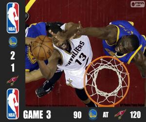 Puzle NBA finals 2016, jogo 3