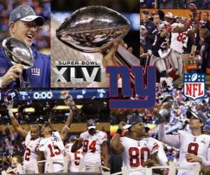 Puzle New York Giants Campeão do Super Bowl 2012