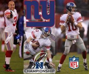 Puzle New York Giants Campeão NFC 2011