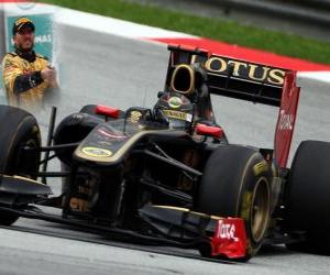 Puzle Nick Heidfeld - Renault - Sepang, Malásia Grand Prix (2011) (3 º lugar)