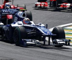 Puzle Nico Hulkenberg - Williams - Interlagos 2010