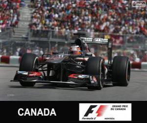 Puzle Nico Hülkenberg - Sauber - Circuito Gilles Villeneuve, Montreal, 2013