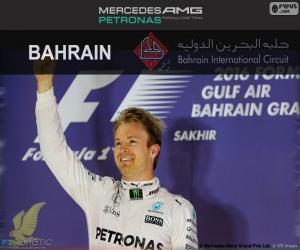 Puzle Nico Rosberg G.P Bahrain 2016