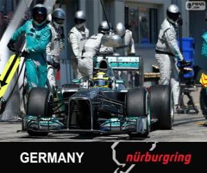 Puzle Nico Rosberg - Mercedes - Nürburgring, 2013
