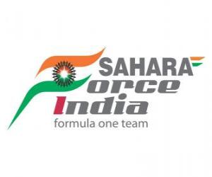 Puzle Novo logotipo Force India 2012