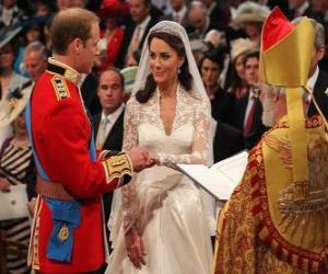 Puzle O Casamento Real entre o príncipe William e Kate Middleton, se eu quiser