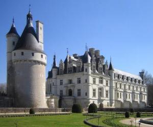 Puzle O Castelo de Chenonceau, França