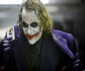 Puzle O Coringa ou O Joker é o maior inimigo do Batman e um dos vilões mais populares