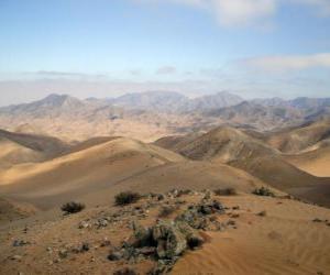 Puzle O deserto de Atacama no Chile