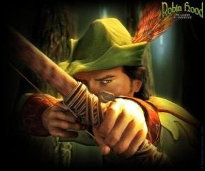 Puzle O famoso arqueiro Robin Hood