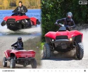 Puzle O Gibbs Quadski é um protótipo de quad/ATV anfíbio