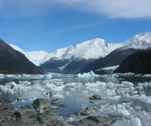 Puzle O glaciar Onelli, Argentina