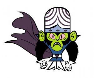 Puzle O inteligente macaco Mojo Jojo, o Macaco Loco é o maior inimigo das irmãs Utonium, As Meninas Superpoderosas