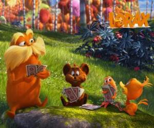 Puzle O Lorax, brincar com animais de Vale de Trufula