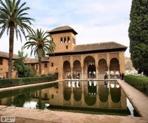 Puzle O Palácio de Alhambra, Granada, Espanha