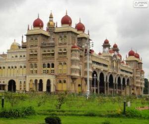 Puzle O Palácio de Mysore, na Índia