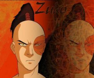 Puzle O príncipe Zuko é exilado da Nação do Fogo e quer capturar o Avatar Aang para restaurar sua honra