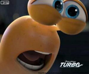 Puzle O rosto de Turbo