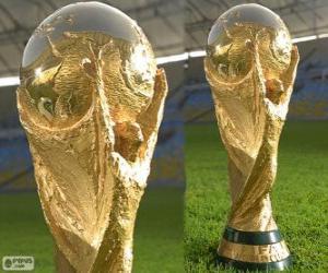 Puzle O troféu da Copa do Mundo Brasil 2014