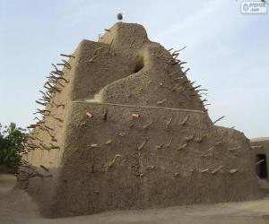 Puzle O Túmulo de Askia em Gao, Mali