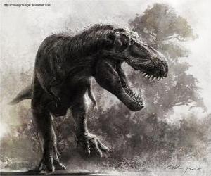 Puzle O Zhuchengtyrannus é um dos maiores dinossauros carnívoros